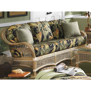 Rattan discount couch indoor